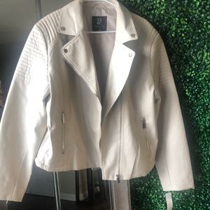 Tan Blazer Leather Jacket